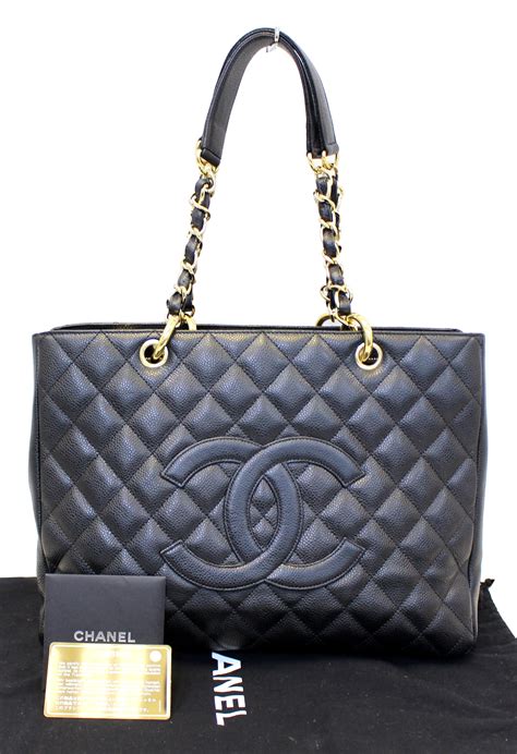 chanel leather tote handbags|chanel handbags large tote bag.